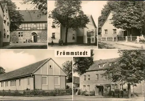 Frömmstedt Zentrale-Schule, Schulplatz, Anlage hinter der Schule 1974