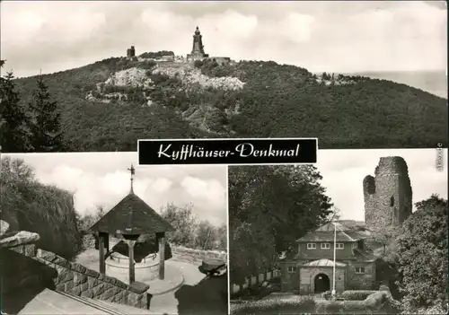 Kelbra (Kyffhäuser) Kaiser-Friedrich-Wilhelm-(Barbarossa) Denkmal - Brunnen 1971