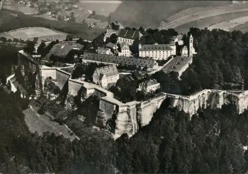Ansichtskarte Königstein (Sächsische Schweiz) Festung Königstein 1971