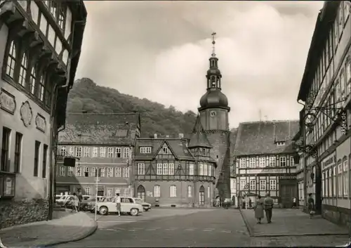 Ansichtskarte Stolberg (Harz) Markt 1970