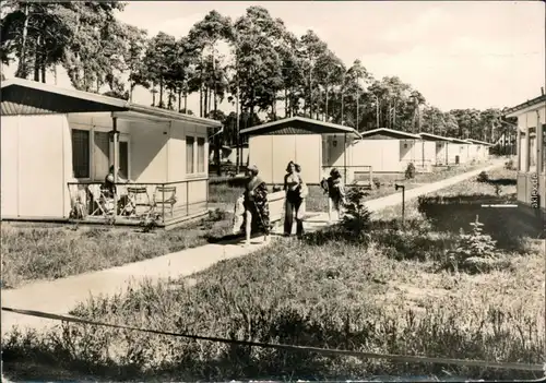 Großkoschen-Senftenberg (Niederlausitz Senftenberger See: Bungalowsiedlung 1981