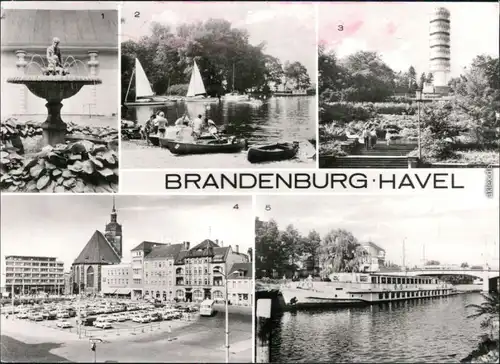 Brandenburg  Havel  Wirtschaft Friedenswarte  Fährschiff MS "Aktivist" 1980