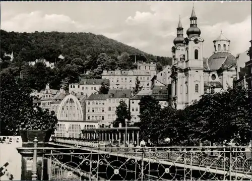 Ansichtskarte Karlsbad Karlovy Vary Hotel "Große Sprudel" 1973