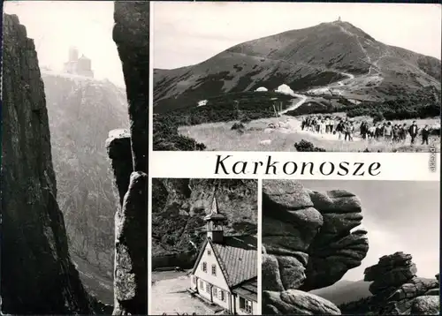 Krummhübel Karpacz 4 Bild Riesengebirge: Schneekoppe, Teichbaude 1982 
