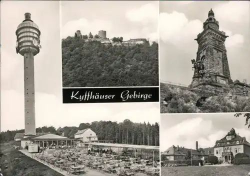 Steinthaleben Kyffhäuserland Kyffhäuser Gebirge  Burg 1971