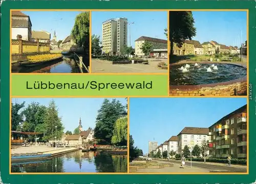 Lübbenau (Spreewald) Spreewaldhafen der Freundschaft, Straße der Jugend 1985