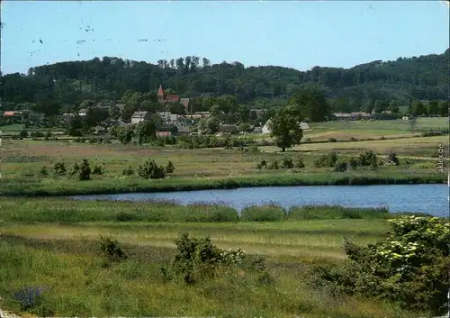 Ansichtskarte Lancken-Granitz Panorama-Ansicht 1989