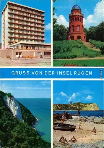 Mecklenburg Vorpommern Rügen-Hotel - Bergen (Ernst-Moritz-Arndt-Turm) g1976