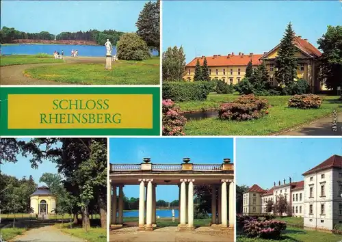 Rheinsberg Schloss - Grienericksee, Kavalliershaus, Pavillon im  (Schloss) g1988