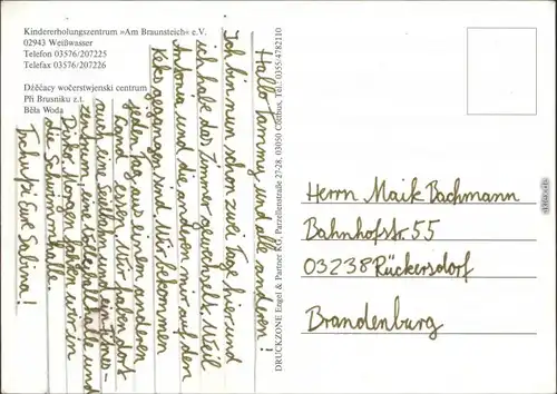 Weißwasser/Oberlausitz Kindererholungszentrum am Braunsteich - See  1995
