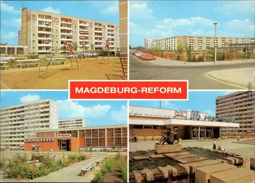 Magdeburg Spielplatz an der Georgi-Dobrowolski-Straße,Seelenbinder-Straße g1985