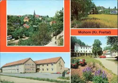 Mohorn Wilsdruff Teilansicht, Ortsteil Grund, Polytechnische Oberschule g1981