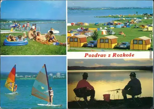 Böhmisch Skalitz Česká Skalice Pozdrav z Rozkoše/Camping Platz, Surfer 1977