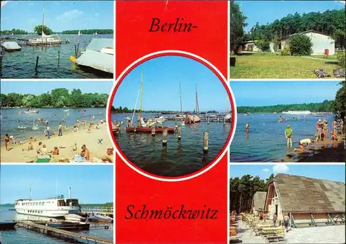 Schmöckwitz Berlin Seddinsee, Zeuthener See, Intercamping Krossinsee g1988
