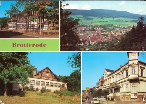 Brotterode Neubauer Oberschule,  Fuchsbau am Mommelstein, Klubhaus g1988
