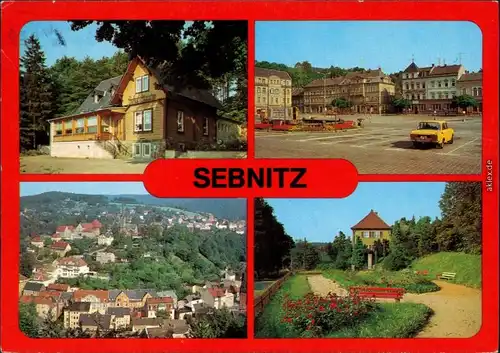 Sebnitz Gaststätte "Finkenbaude", August-Bebel-Platz, VdN-Denkmal g1984