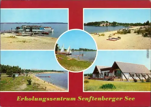 Senftenberg (Niederlausitz) Erholungszentrum Senftenberger See: Strand,   1988
