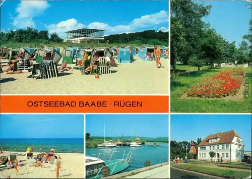 Baabe HO-Gaststätte "Inselparadies", Anlagen am Konzertplatz, Strand g1988