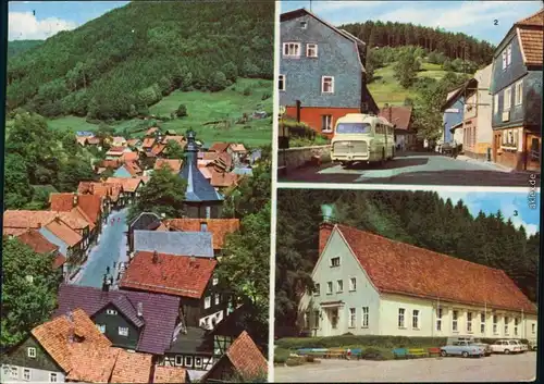 Gießübel-Schleusegrund Ortsmitte, Teilansichten, Kulturhaus 1976