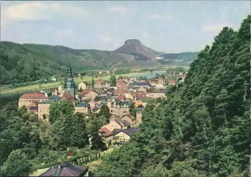 Ansichtskarte Bad Schandau Panorama-Ansicht 1968