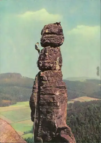 Pfaffendorf-Königstein (Sächsische Schweiz) Pfaffenstein  Kletterer 1967