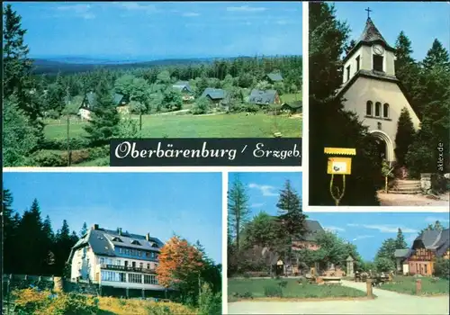 Oberbärenburg-Altenberg (Erzgebirge) Überblick, 
1970