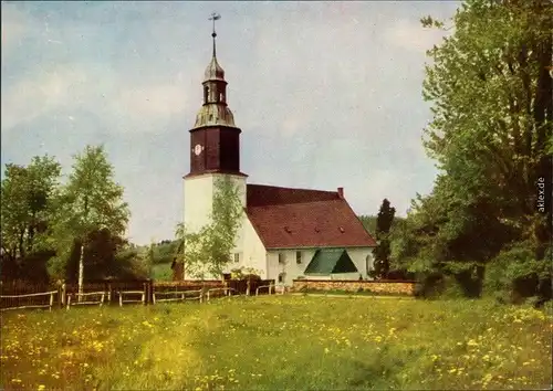 Ansichtskarte Schellerhau-Altenberg (Erzgebirge) Kirche 1969