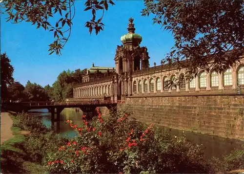 Ansichtskarte Innere Altstadt-Dresden Zwinger Kronentor 1980 Brück & Sohn