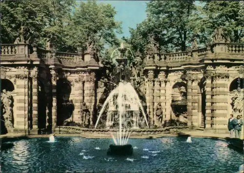 Ansichtskarte Innere Altstadt-Dresden Dresdner Zwinger: Nymphenbad 1967