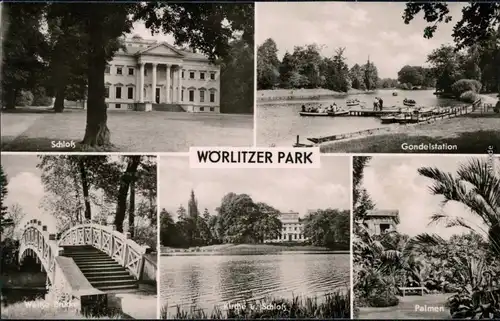 Wörlitz-Oranienbaum-Wörlitz Wörlitzer Park - Schloß, Gondelstation 1962