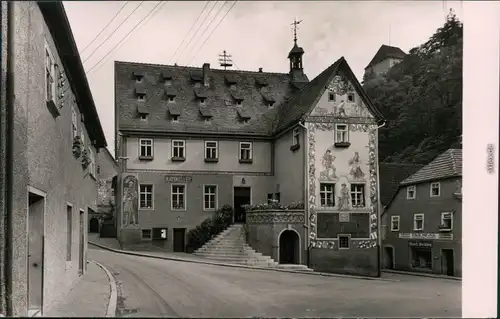 Ansichtskarte Ziegenrück/Saale Rathaus 1963
