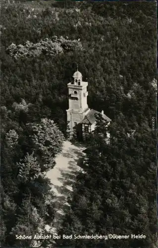 Ansichtskarte Bad Schmiedeberg Luftbild vom Kaiser Wilhelm Turm 1966