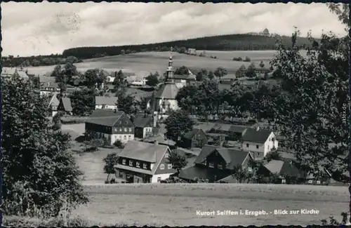 Ansichtskarte Seiffen (Erzgebirge) Panorama-Ansicht 1966