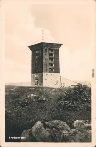 Ansichtskarte Ilsenburg (Harz) Brockenhaus - Hotel 1954