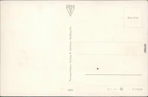 Ansichtskarte Sachsenberg-Georgenthal-Klingenthal Panorama-Ansicht 1955