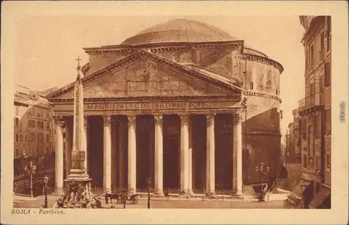 Ansichtskarte Rom Roma Panthéon/Pantheon 1930