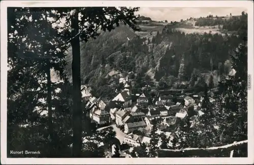 Ansichtskarte Bad Berneck im Fichtelgebirge Panorama-Ansicht 1942
