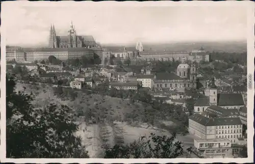 Ansichtskarte Prag Praha Panorama-Ansicht 1943