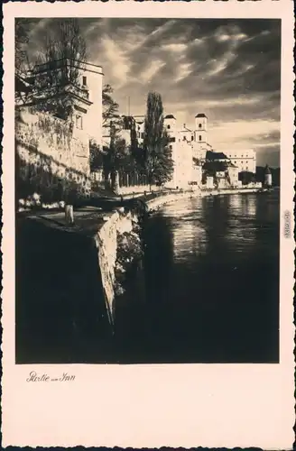 Ansichtskarte Passau Partie am Inn 1940