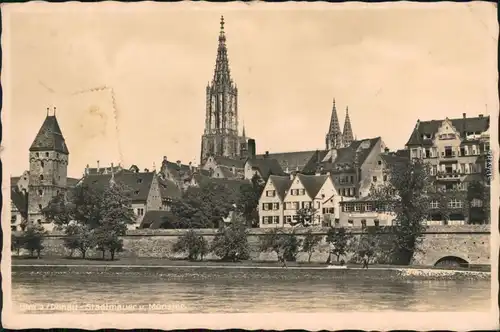 Ansichtskarte Ulm a. d. Donau Ulmer Münster 1939