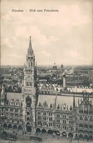 Ansichtskarte München Rathaus 1914