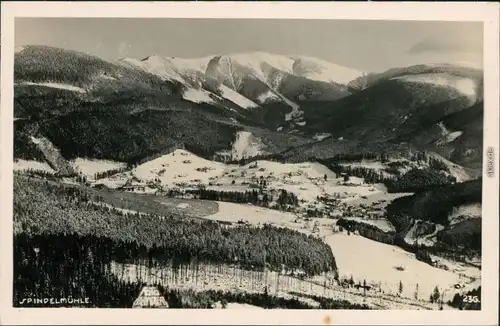 Spindlermühle Špindlerův Mlýn | Spindelmühle Blick ins Tal - Winter 1941 