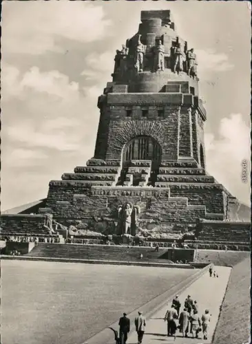 Ansichtskarte Leipzig Völkerschlachtdenkmal 1958