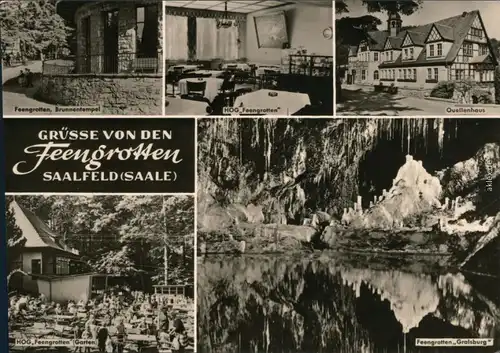 Saalfeld (Saale) Feengrotten - Brunnentempel, HOG-Feengrotte  ,  1969