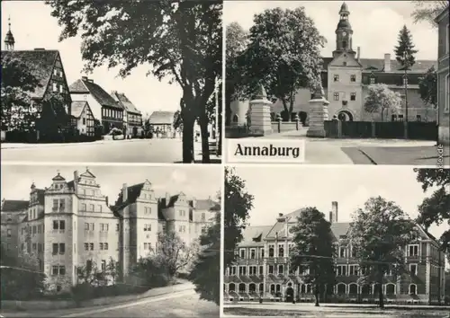 Ansichtskarte Annaburg Ortsmotive 1969