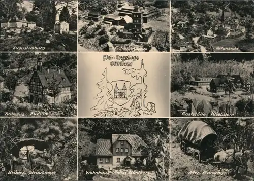Oederan Miniaturpark Klein-Erzgebirge - Augustusburg, Fichtelberg, 1965