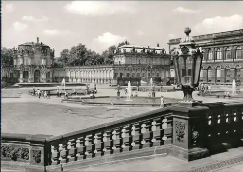 Ansichtskarte Innere Altstadt-Dresden Dresdner Zwinger 1973