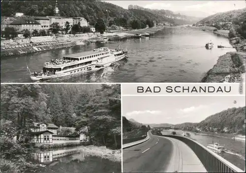 Bad Schandau  Elbdampfer, Hotel und Gaststätte   Neue Hochstraße 1979
