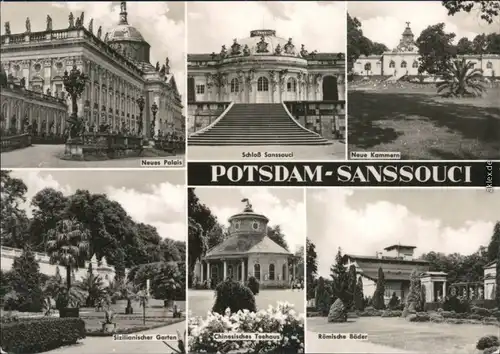 Potsdam Neues Palais, Schloss Sanssouci, Neue Kammern  Gartenpavillon  1967