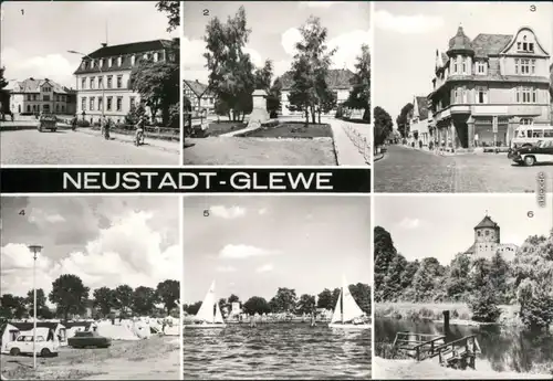 Neustadt Glewe Geschwister-Scholl-Platz, Breitscheidstraße, Zeltplatz 1979